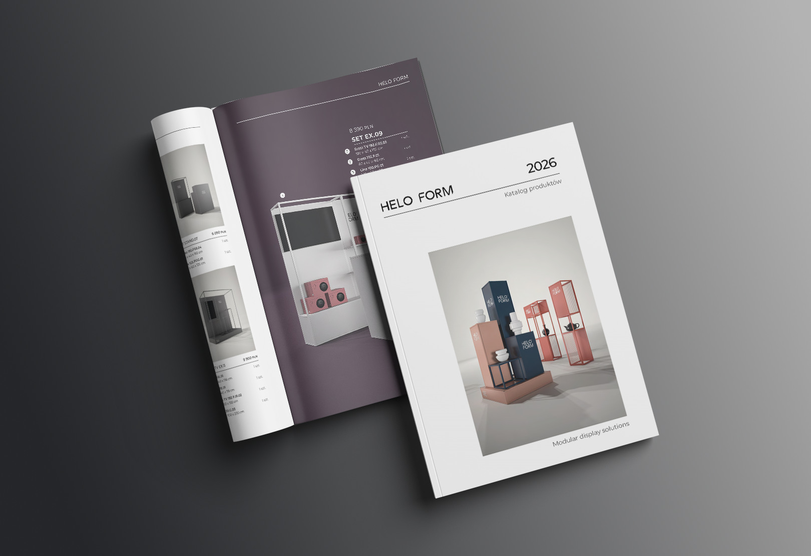 Katalog PDF – meble i systemy ekspozycyjne HELO FORM – Clever Frame