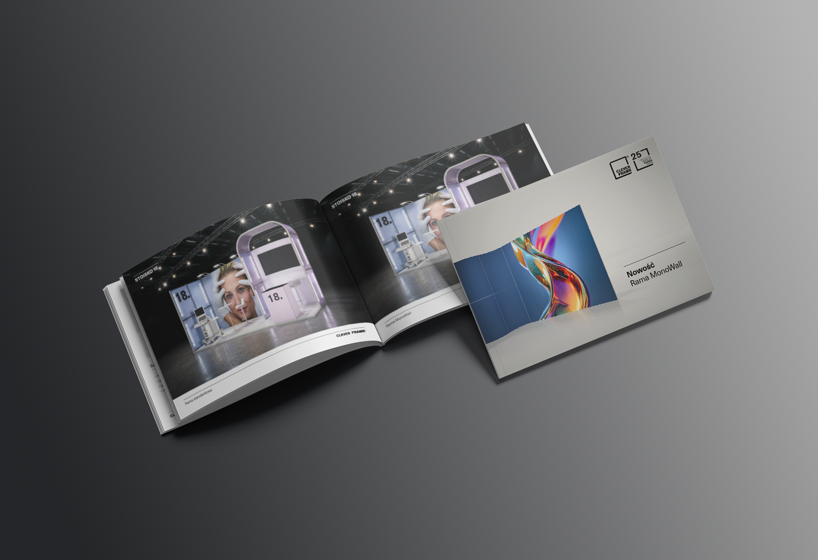 Katalog PDF – system bezszwowej grafiki MonoWall – Clever Frame