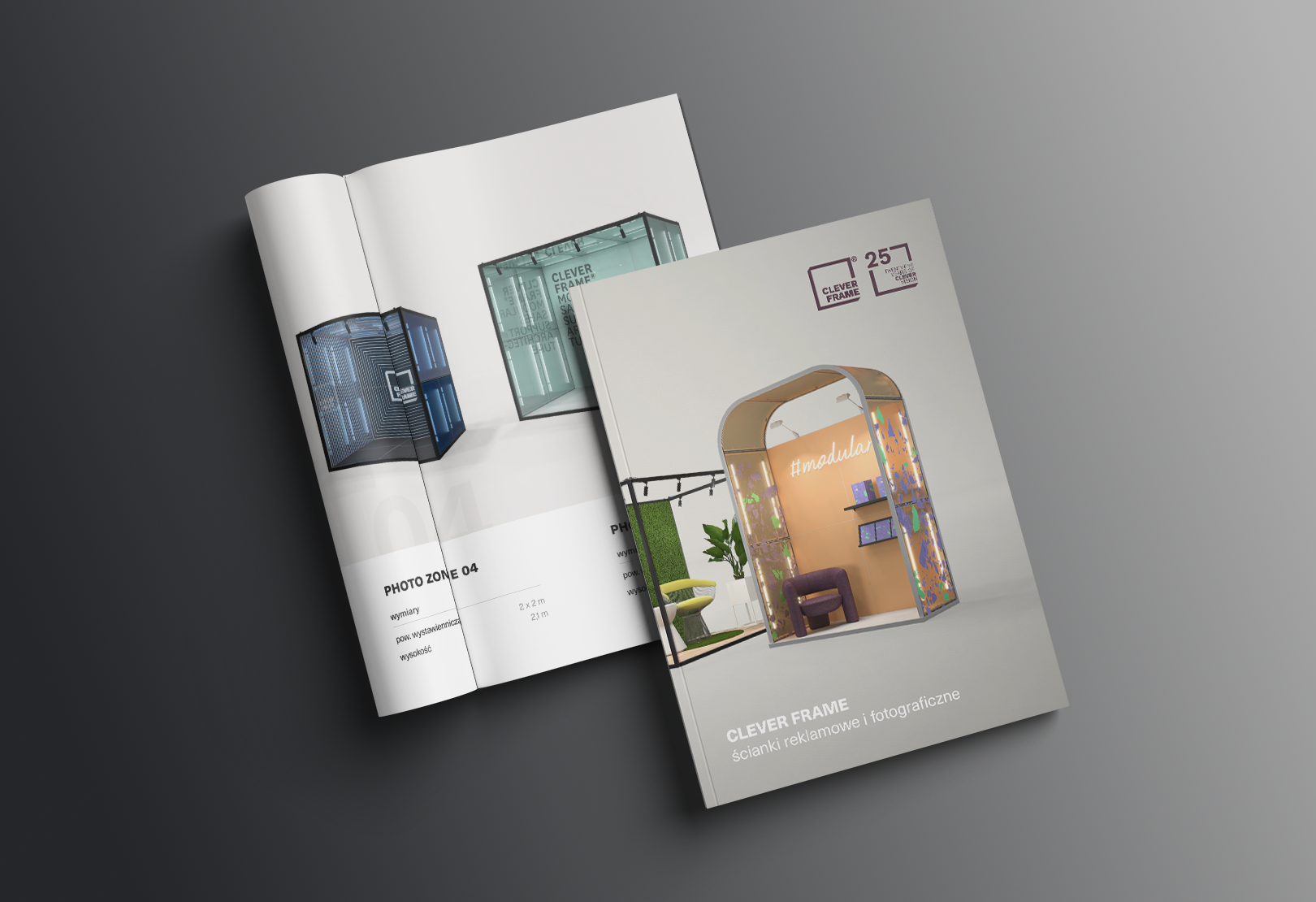Katalog PDF – ścianki reklamowe i fotograficzne – Clever Frame