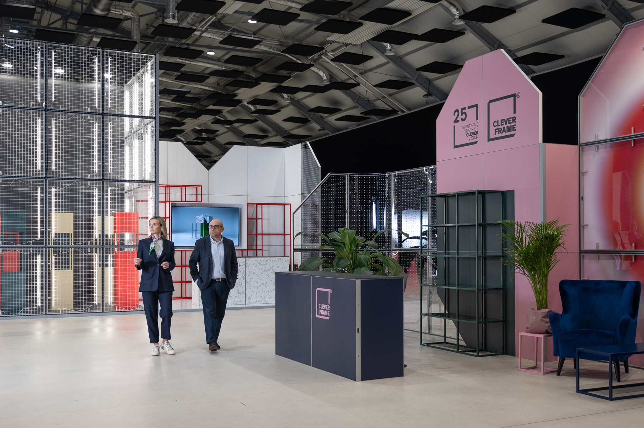 Modułowa zabudowa targowa - projekt i produkcja Clever Frame