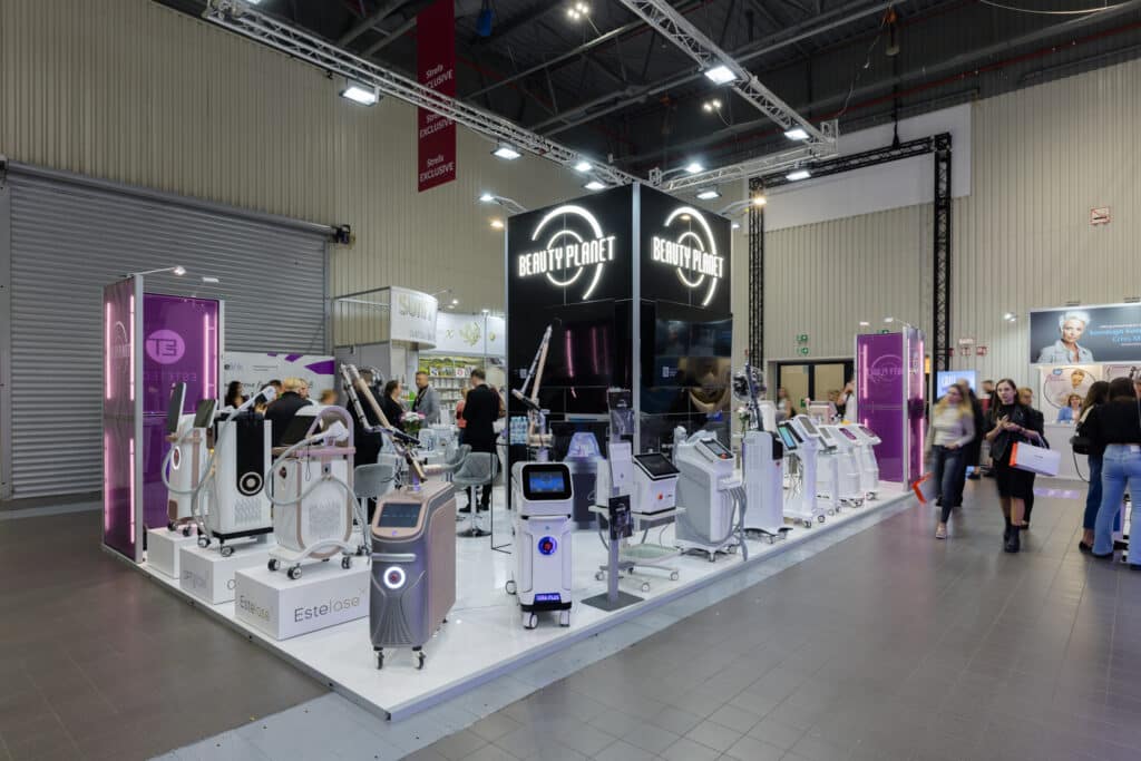 Stoisko targowe marki Beauty Planet. Beauty Forum & Hair