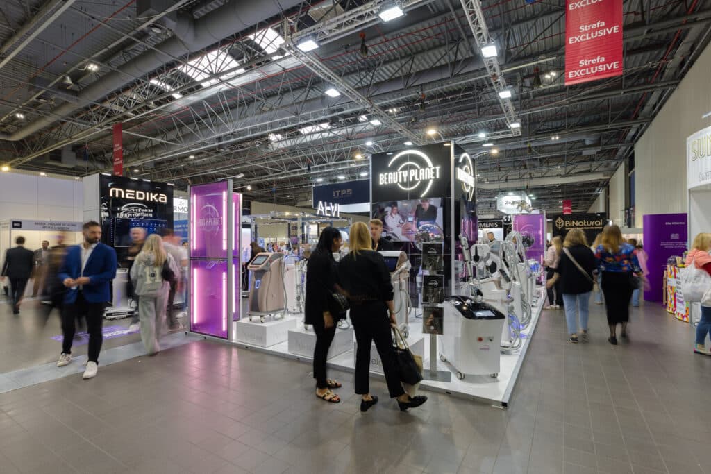 Stoisko targowe marki Beauty Planet. Beauty Forum & Hair