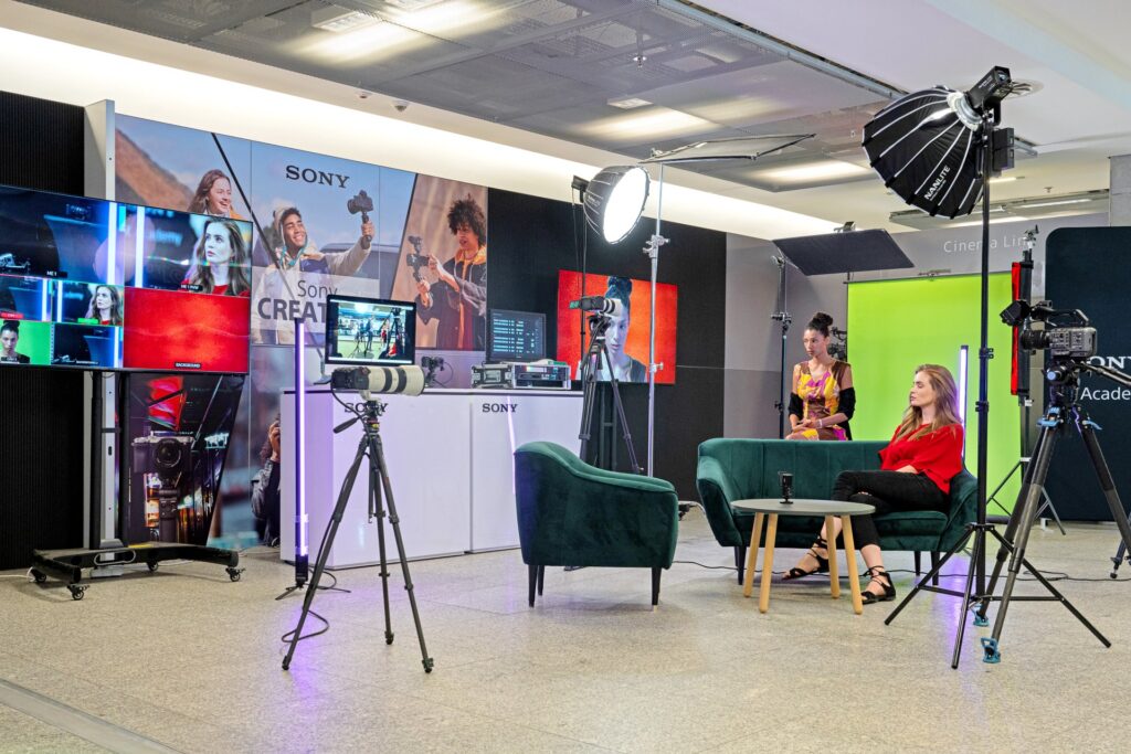 Stoisko na targi i eventy fotograficzne - zabudowa wystawiennicza zrealizowana dla marki SONY