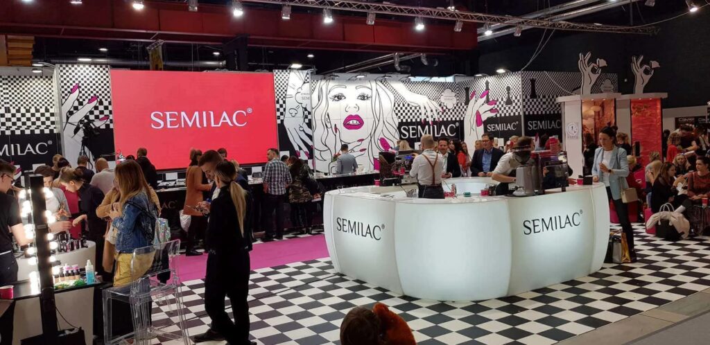 Stoiska kosmetyczne - projekt dla firmy Semilac