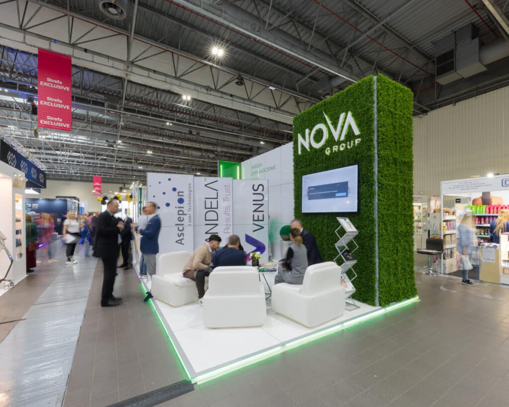 Stoisko targowe marki Nova Group. Beauty Forum & Hair