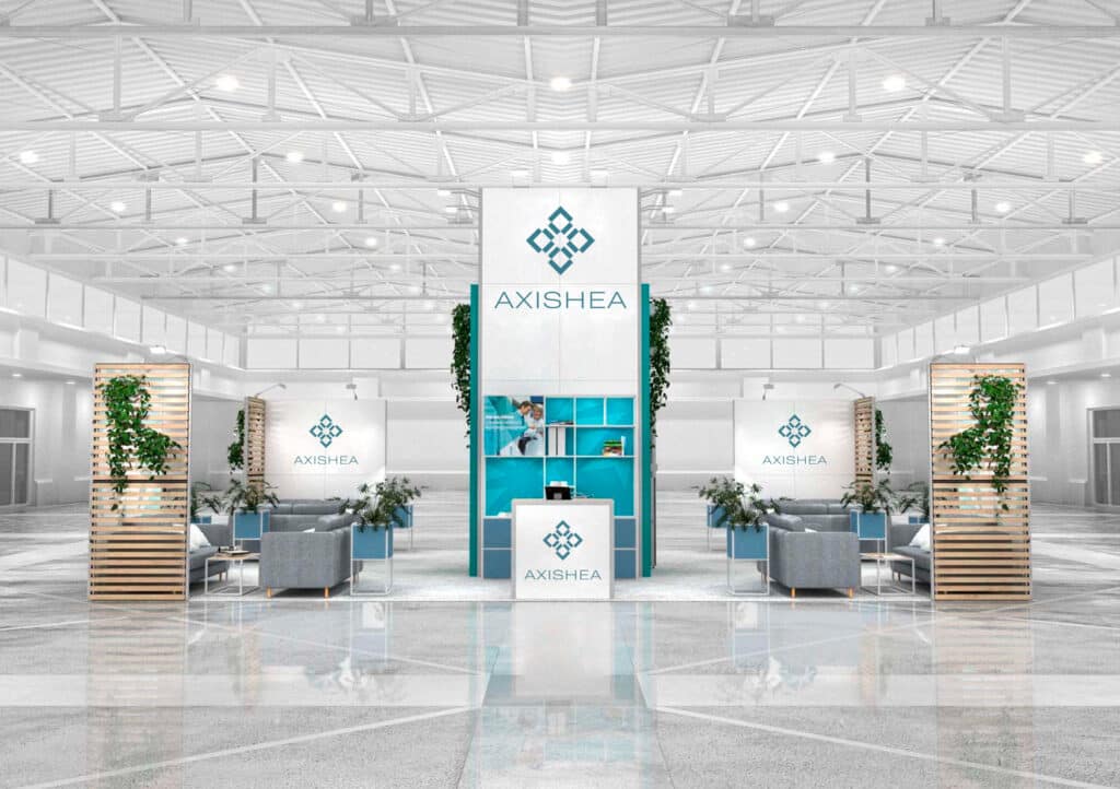 Stoisko na targi Dental Medica Show i inne targi medyczne — projekt Clever Frame