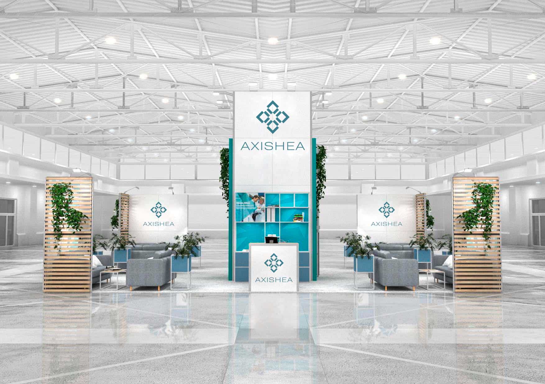Stoisko na targi Dental Medica Show i inne targi medyczne — projekt Clever Frame