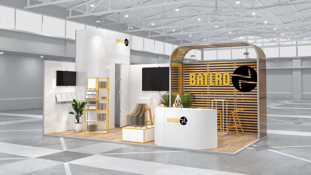 ITM Industry Europe - stoisko na targi przemysłowe, projekt Clever Frame
