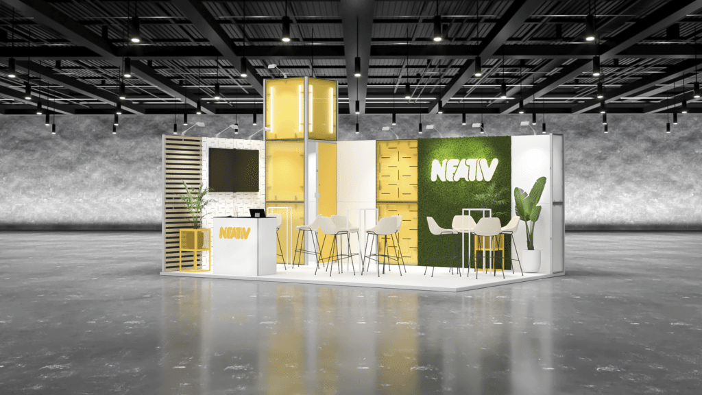 ITM Industry Europe - stoisko na targi przemysłowe, projekt Clever Frame