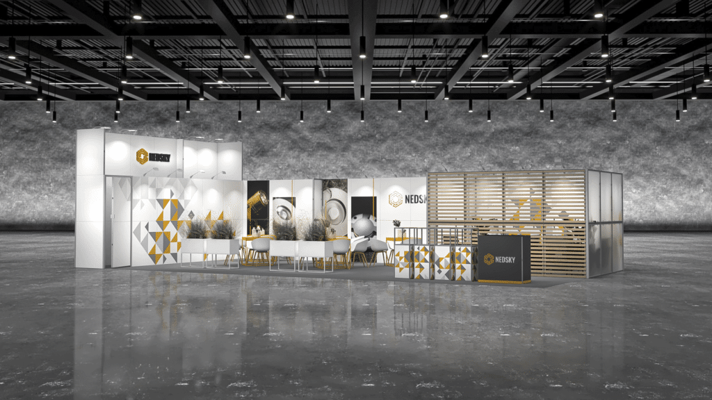 ITM Industry Europe - stoisko na targi przemysłowe, projekt Clever Frame