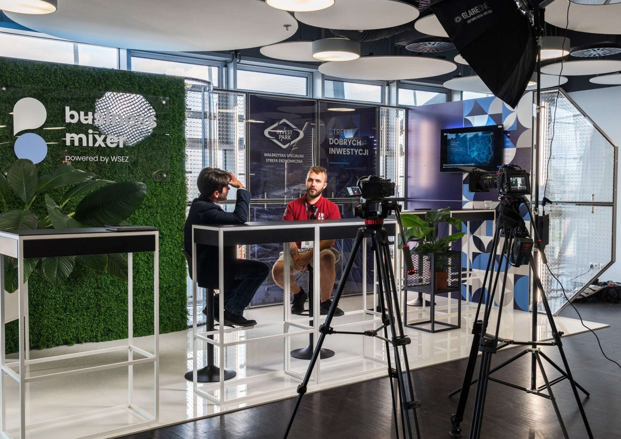 content na stoisku targowym