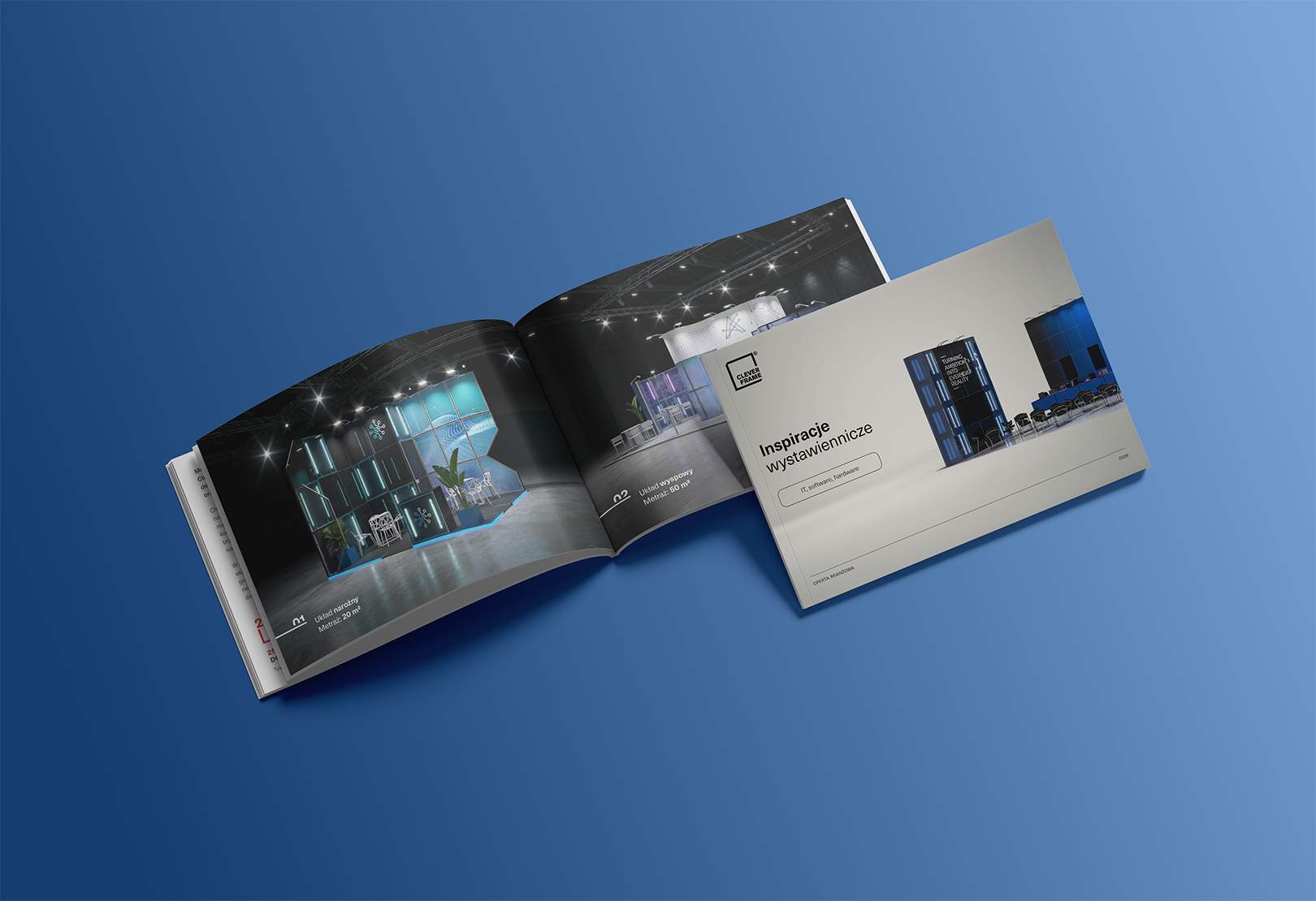 Katalog PDF – stoiska targowe dla branży IT – Clever Frame