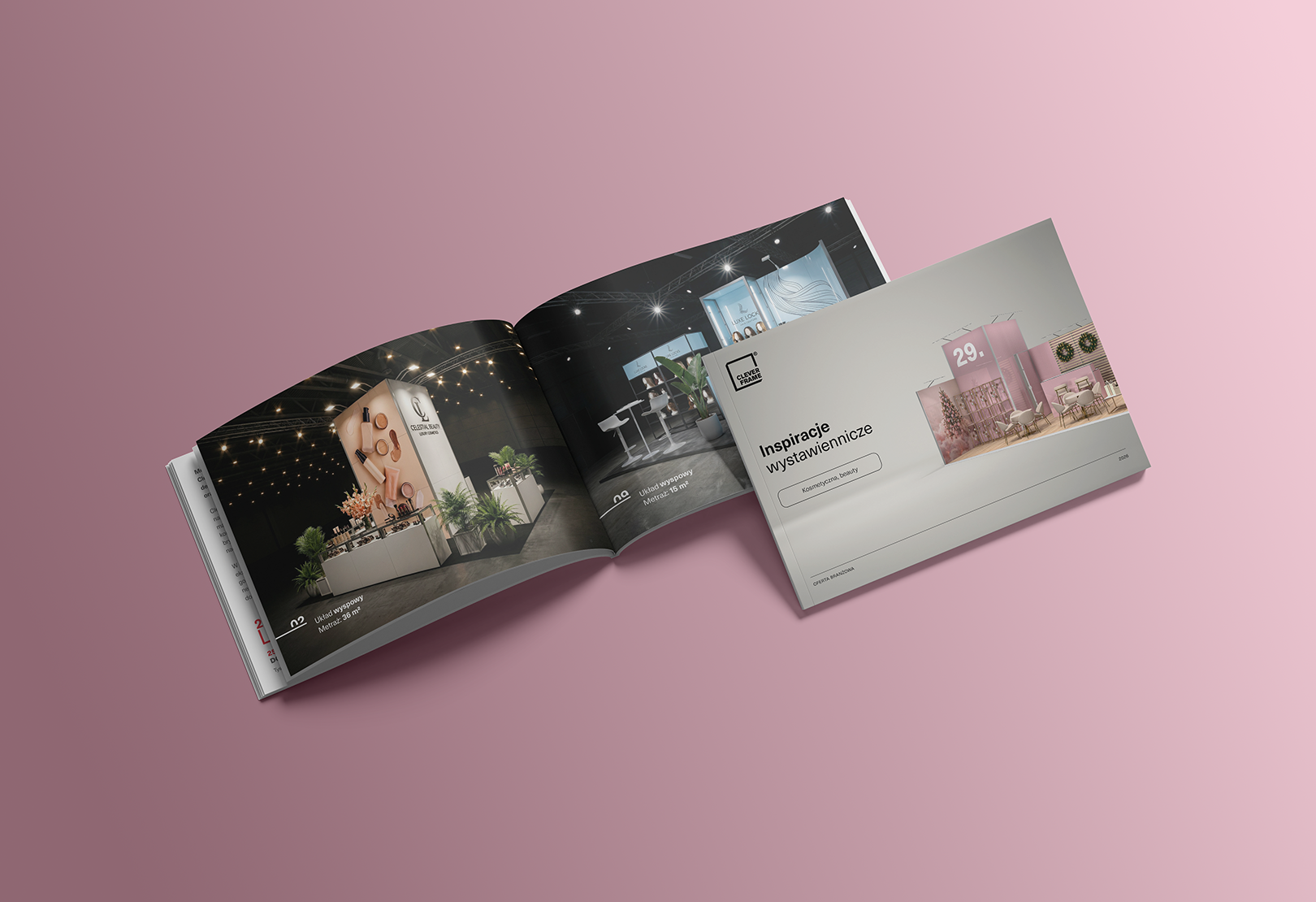 Katalog PDF – stoiska targowe dla branży beauty i wellness – Clever Frame
