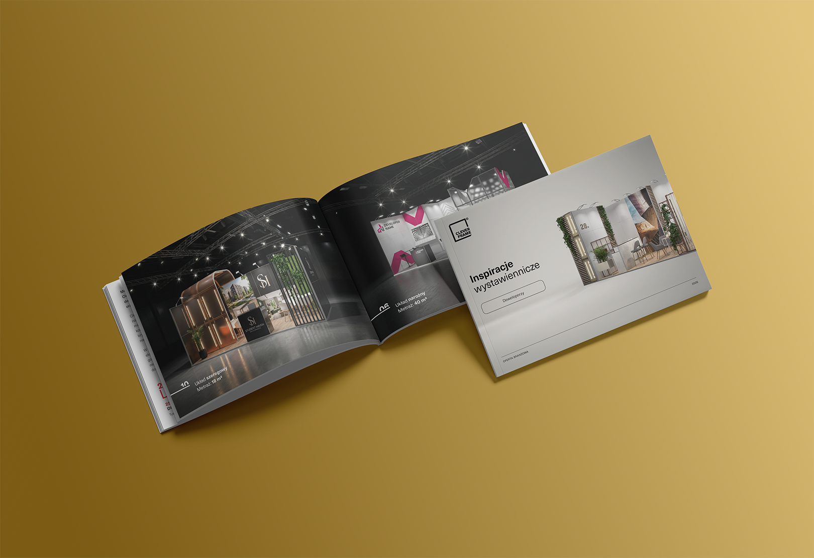 Katalog PDF – stoiska targowe dla deweloperów – Clever Frame
