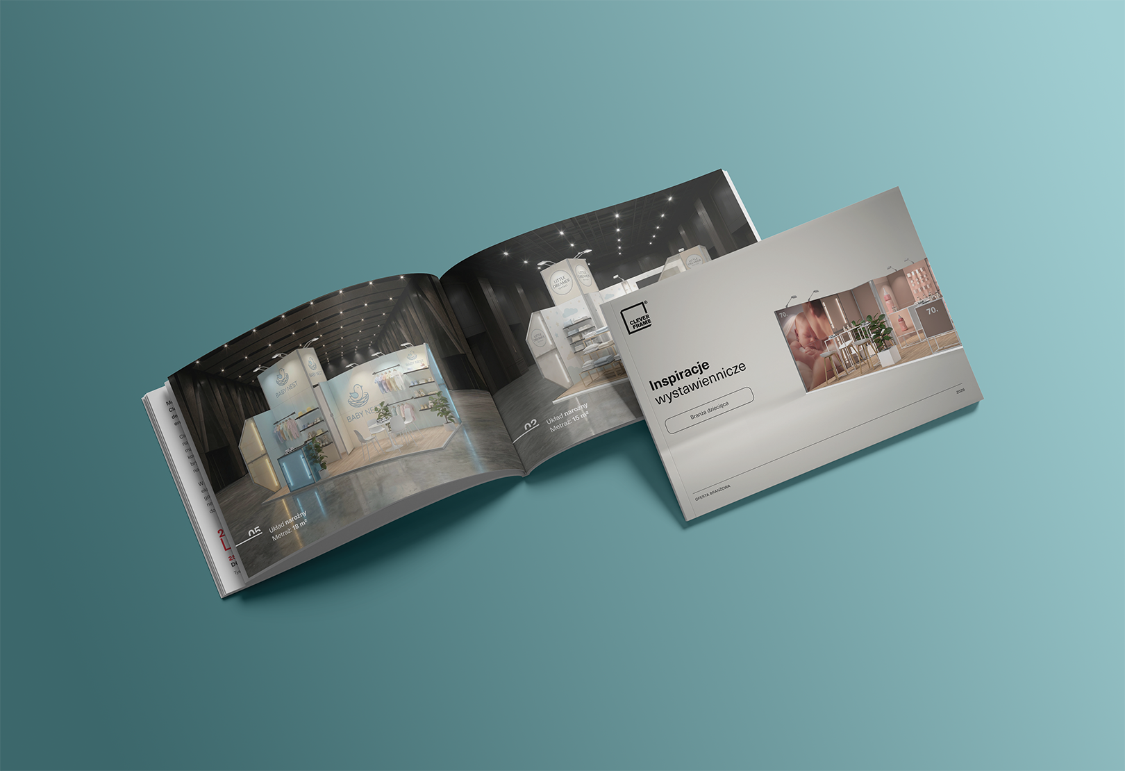 Katalog PDF – stoiska targowe dla branży dziecięcej – Clever Frame