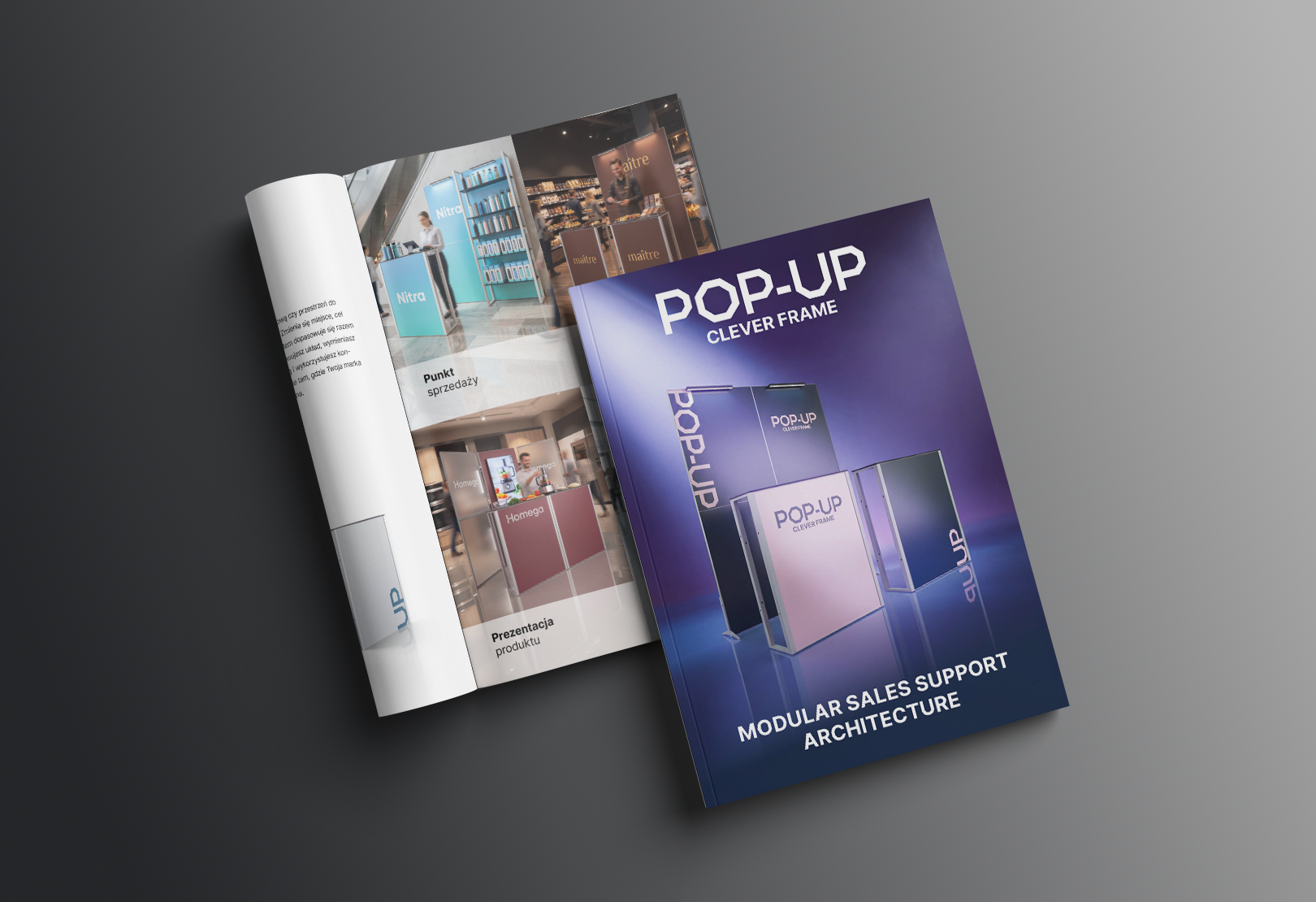 Katalog PDF – stoiska Pop-up na targi, eventy i do przestrzeni retail – Clever Frame