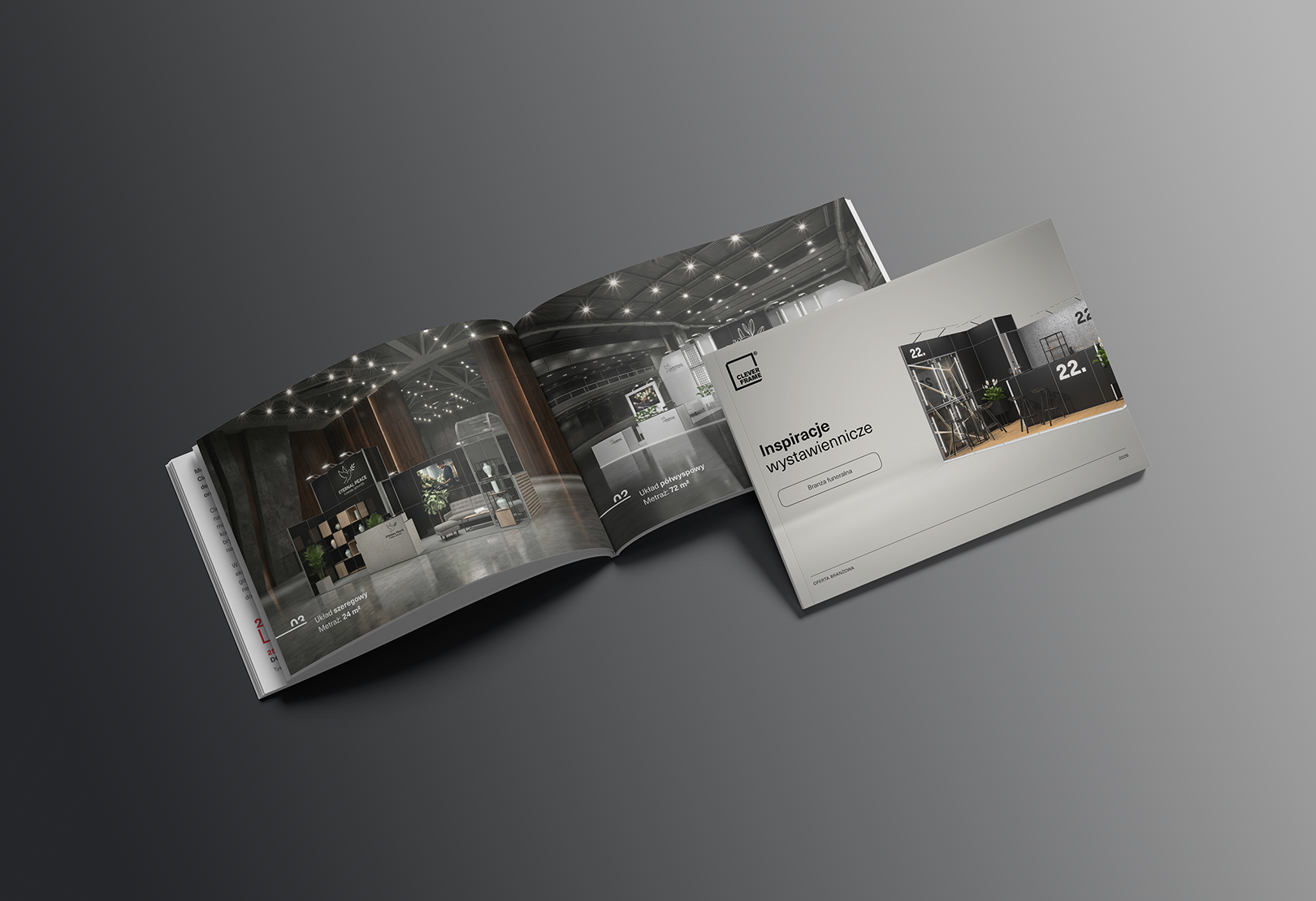 Katalog PDF – stoiska targowe dla branży funeralnej – Clever Frame