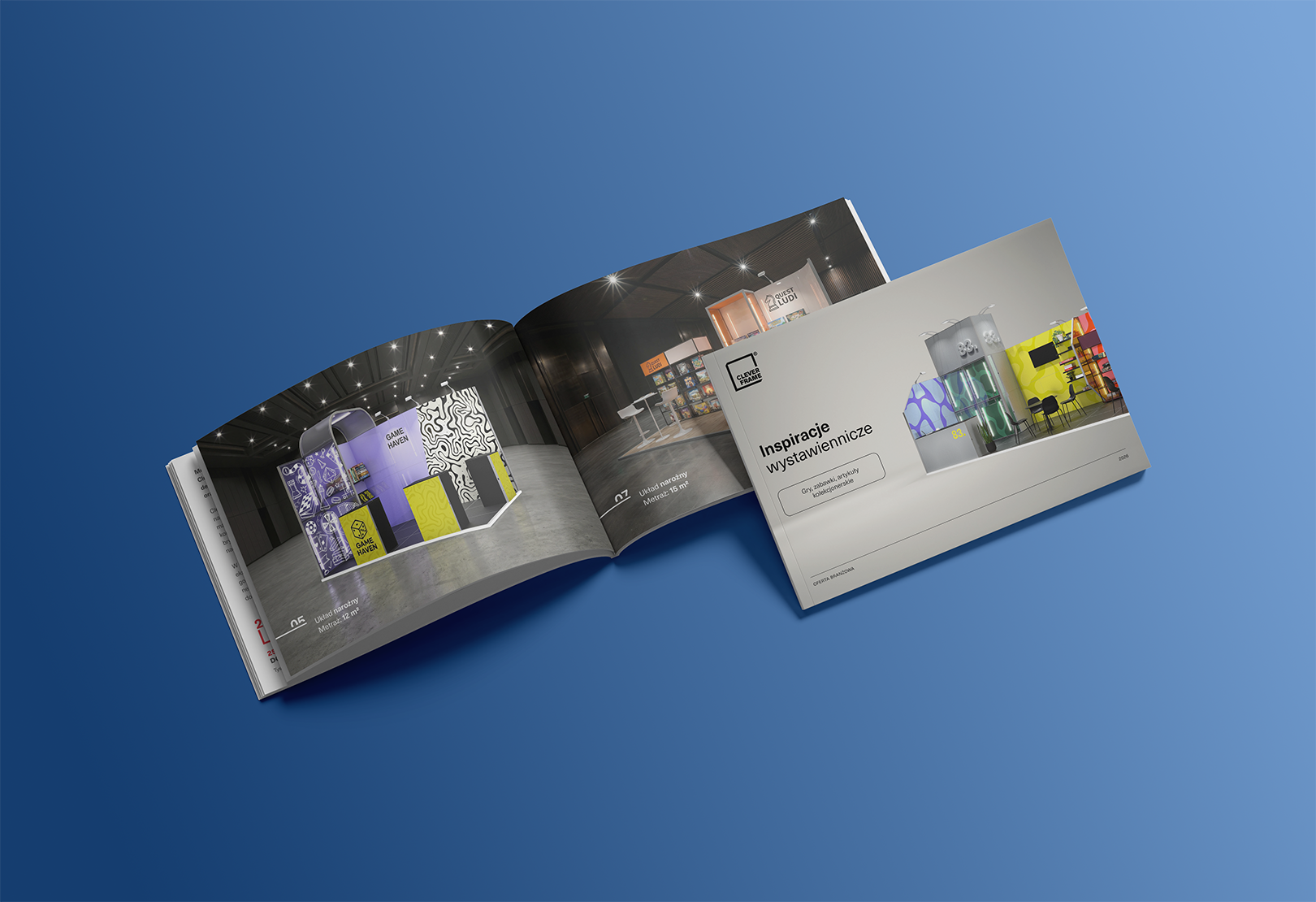 Katalog PDF – stoiska targowe dla branży zabawek i gier – Clever Frame