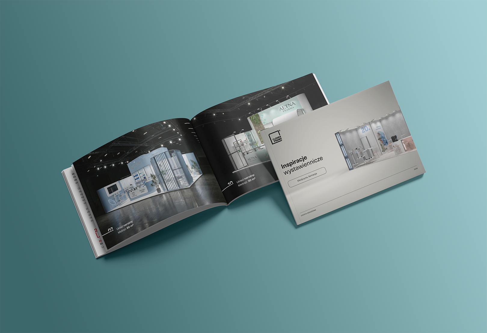Katalog PDF – stoiska targowe dla branży medycznej i farmaceutycznej – Clever Frame