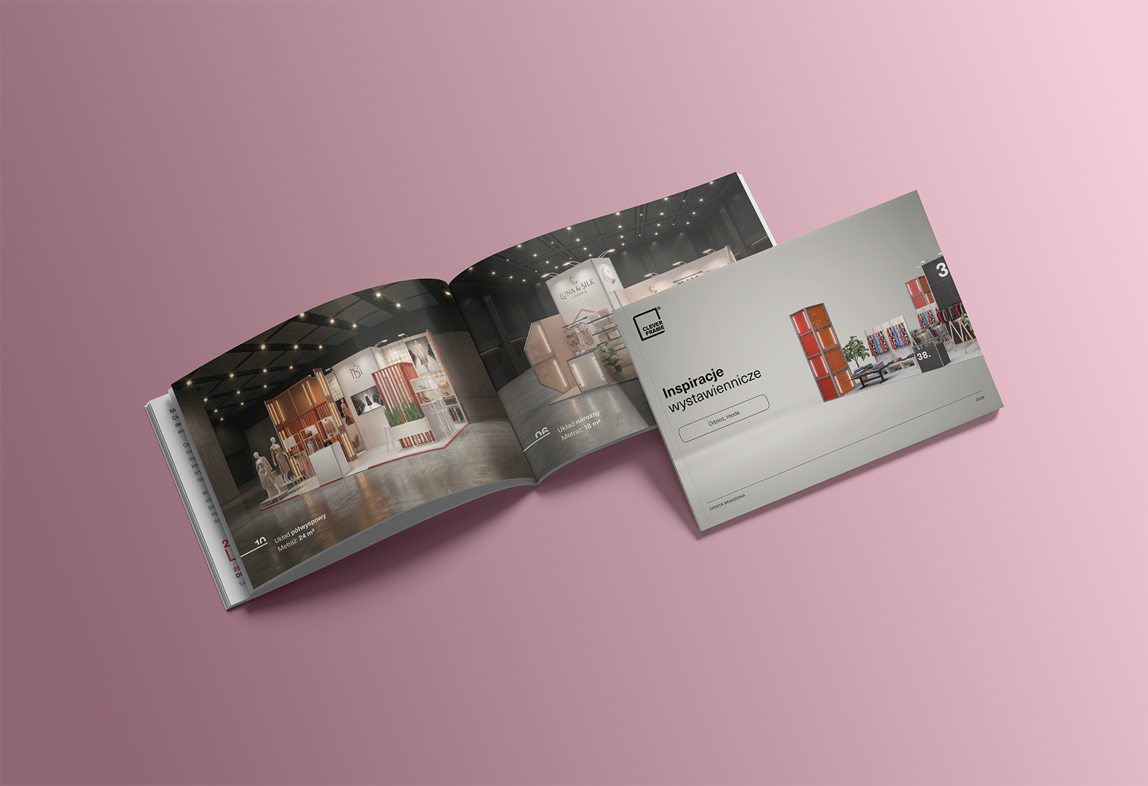 Katalog PDF – stoiska targowe dla branży modowej – Clever Frame