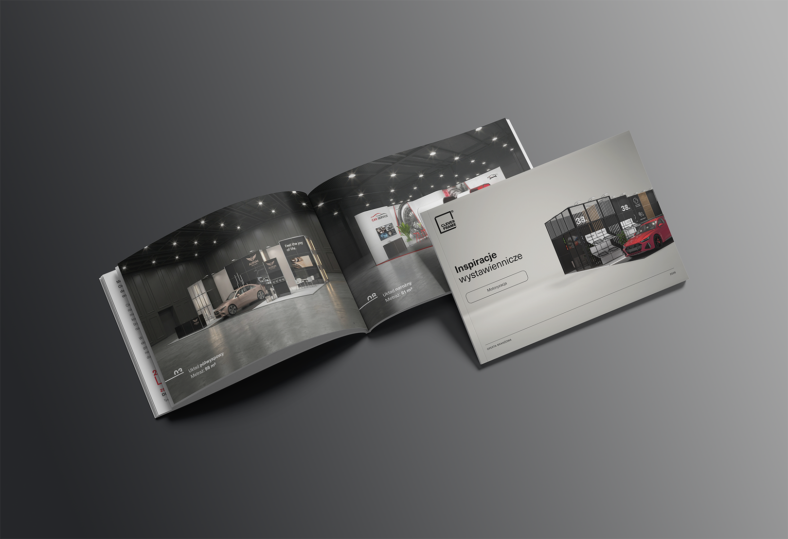 Katalog PDF – stoiska targowe dla branży motoryzacyjnej – Clever Frame