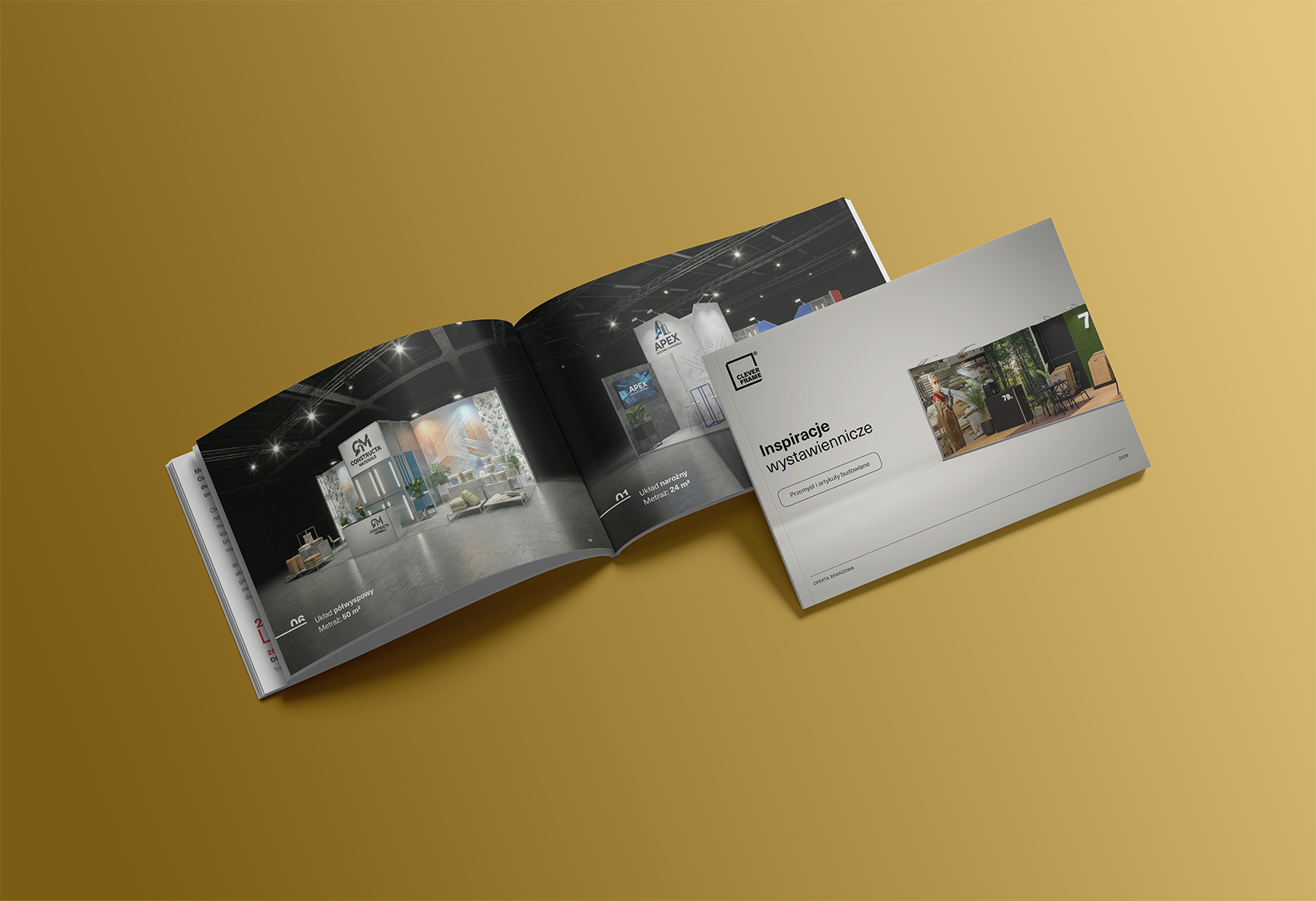 Katalog PDF – stoiska targowe dla przemysłu i branży budowlanej – Clever Frame