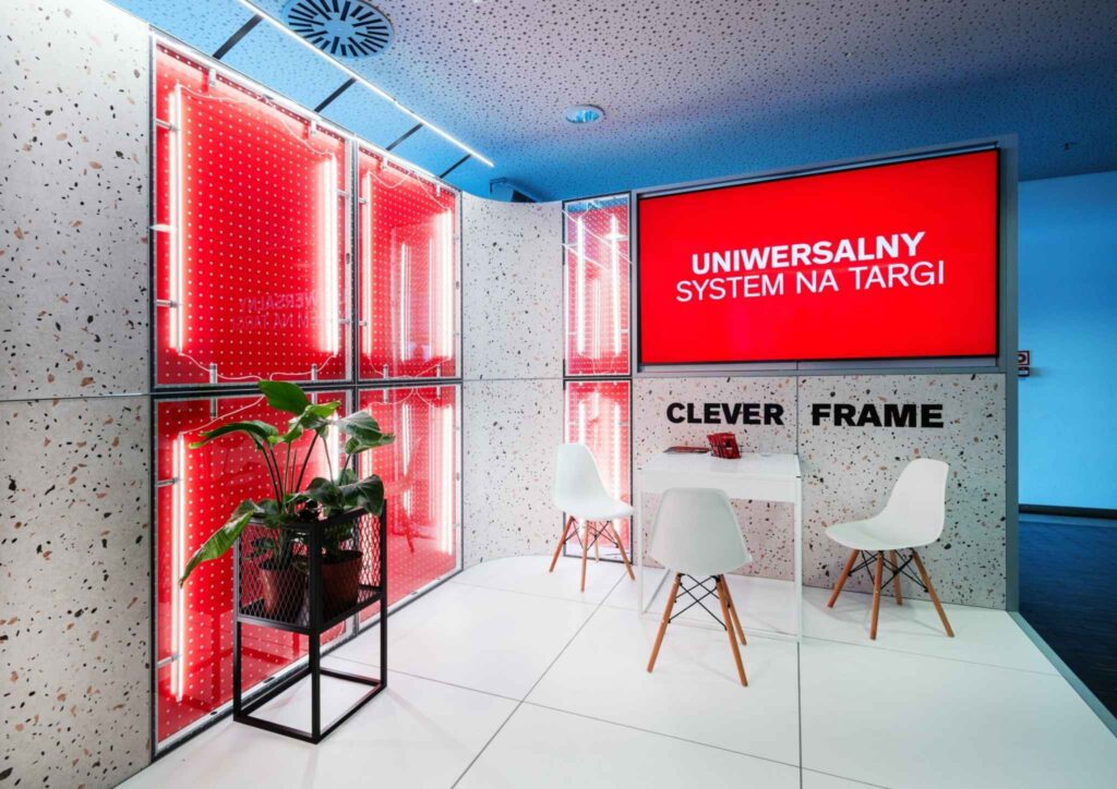 uniwersalny system na targi Clever Frame