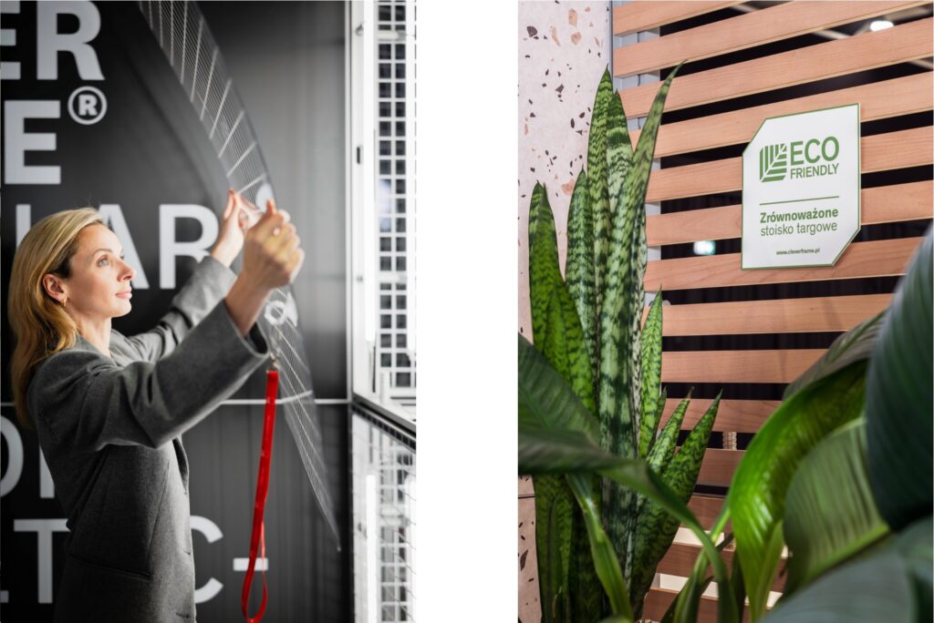 Zabudowa targowa w systemie modułowym. Projekt i realizacja: Clever Frame 